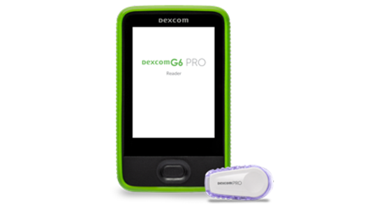 Dexcom G6 Pro Receiver and Sensor