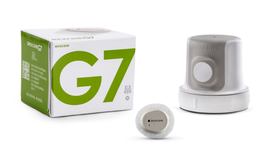 Sample Dexcom G7 Continuous Glucose Monitoring System