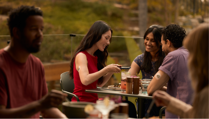 Dinner with Stelo sensor 