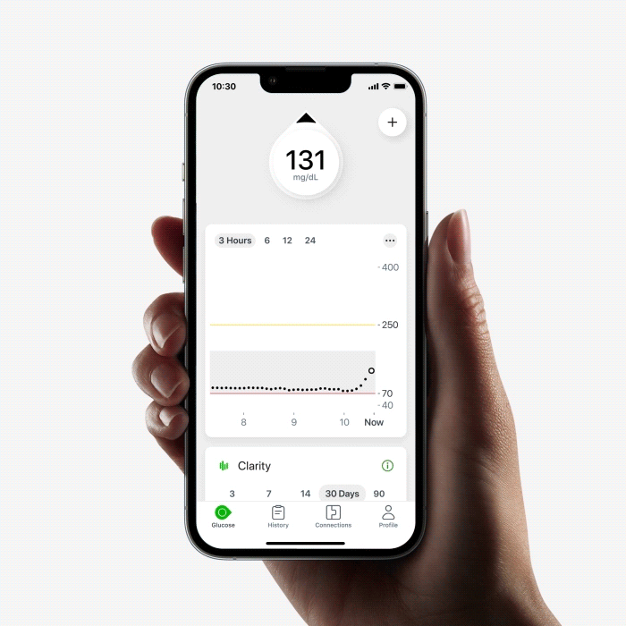 dexcom g7 app screen