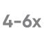 4-6x
